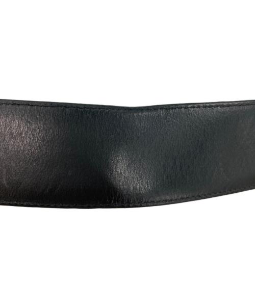 CHROME HEARTS（クロムハーツ）CHROME HEARTS (クロムハーツ) CLASSIC OVAL CROSS BELT /ベルト ブラックの古着・服飾アイテム