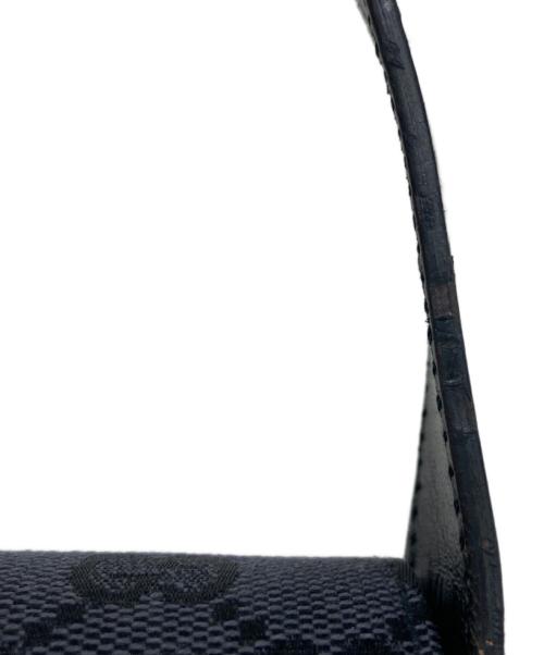 GUCCI（グッチ）GUCCI (グッチ) ジャッキーラインワンショルダーバッグ ブラックの古着・服飾アイテム