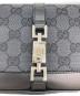 中古・古着 GUCCI (グッチ) ジャッキーラインワンショルダーバッグ ブラック：50000円