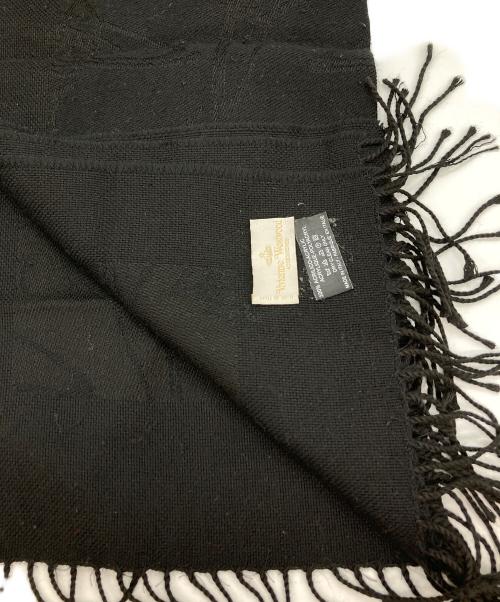 Vivienne Westwood（ヴィヴィアンウエストウッド）Vivienne Westwood (ヴィヴィアンウエストウッド) マフラー ブラックの古着・服飾アイテム