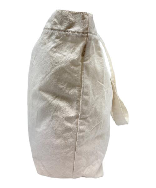 JJJJound（ジョウンド）JJJJound (ジョウンド) キャンバストートバッグ アイボリーの古着・服飾アイテム