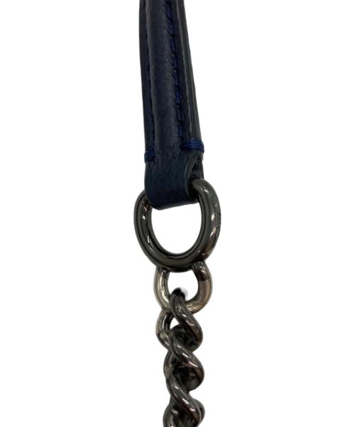 COACH（コーチ）COACH (コーチ) ターンロックレザートートバッグ ネイビーの古着・服飾アイテム