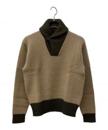 RRL（ダブルアールエル）の古着「ショールカラーニット」｜ベージュ