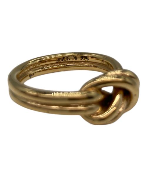CELINE（セリーヌ）CELINE (セリーヌ) ダブルノットリング ゴールド サイズ:6号の古着・服飾アイテム
