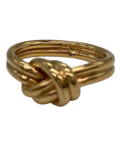 CELINE（セリーヌ）CELINE (セリーヌ) ダブルノットリング ゴールド サイズ:6号の古着・服飾アイテム