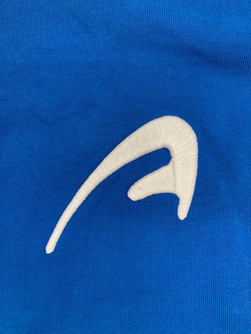 ADER error（アーダーエラー）ADER error (アーダーエラー) A-peec logo sweatshirt/スウェット ブルー サイズ:A2の古着・服飾アイテム