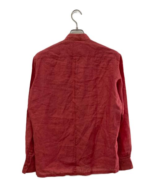 LANVIN COLLECTION（ランバンコレクション）LANVIN COLLECTION (ランバンコレクション) リネンシャツ レッド サイズ:46の古着・服飾アイテム