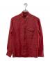 LANVIN COLLECTION（ランバンコレクション）の古着「リネンシャツ」｜レッド