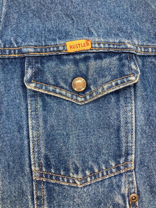 RUSTLER（ラスラー）RUSTLER (ラスラー) デニムジャケット インディゴ サイズ:Lの古着・服飾アイテム