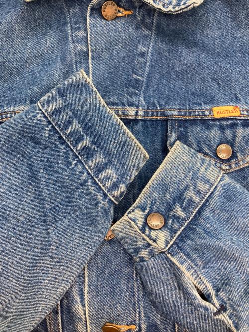 RUSTLER（ラスラー）RUSTLER (ラスラー) デニムジャケット インディゴ サイズ:Lの古着・服飾アイテム