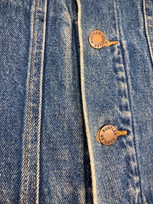 RUSTLER（ラスラー）RUSTLER (ラスラー) デニムジャケット インディゴ サイズ:Lの古着・服飾アイテム