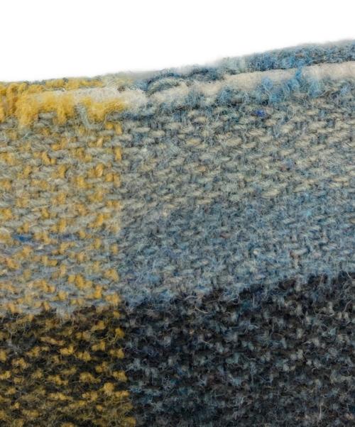 sports wear（スポーツウェア）sports wear (スポーツウェア) ブロックチェックジップジャケット ブルー サイズ:Lの古着・服飾アイテム