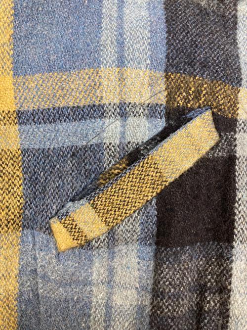 sports wear（スポーツウェア）sports wear (スポーツウェア) ブロックチェックジップジャケット ブルー サイズ:Lの古着・服飾アイテム