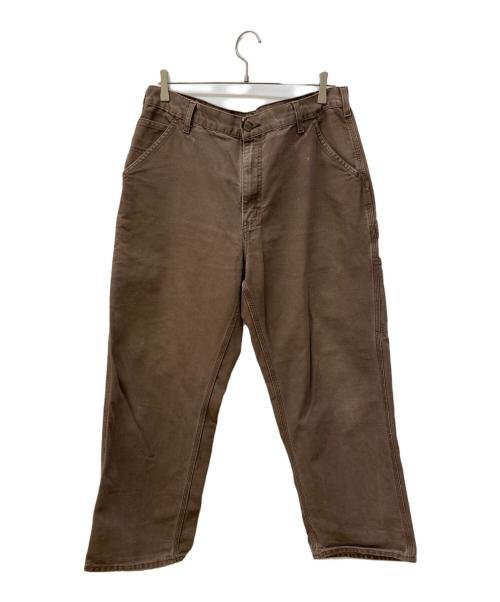CarHartt（カーハート）CarHartt (カーハート) ダック地ペインターパンツ ブラウン サイズ:36×L30の古着・服飾アイテム