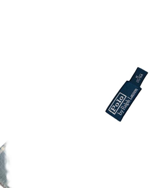 POLO RALPH LAUREN（ポロ・ラルフローレン）POLO RALPH LAUREN (ポロ・ラルフローレン) インド綿チェックシャツ ブルー サイズ:Mの古着・服飾アイテム