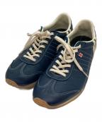 PATRICKパトリック）の古着「レザースニーカー」｜ネイビー