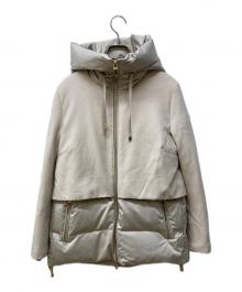 DUNO（デュノ）の古着「JULIA/ダウンコート」｜ベージュ