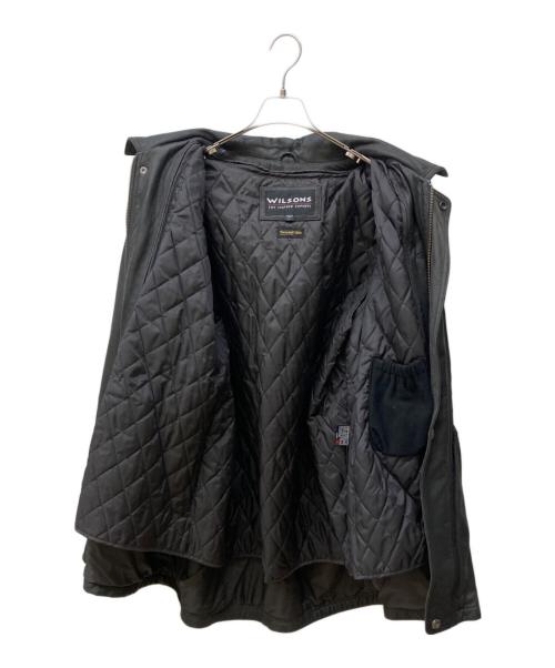 wilsons（ウィルソンズ）wilsons (ウィルソンズ) レザージャケット ブラック サイズ:Lの古着・服飾アイテム