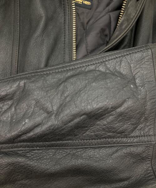 wilsons（ウィルソンズ）wilsons (ウィルソンズ) レザージャケット ブラック サイズ:Lの古着・服飾アイテム