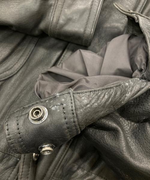 wilsons（ウィルソンズ）wilsons (ウィルソンズ) レザージャケット ブラック サイズ:Lの古着・服飾アイテム