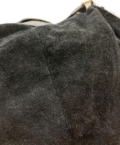 TORY BURCH（トリーバーチ）TORY BURCH (トリーバーチ) スウェードトートバッグ ブラックの古着・服飾アイテム