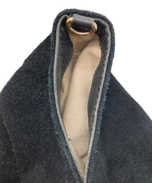 TORY BURCH（トリーバーチ）TORY BURCH (トリーバーチ) スウェードトートバッグ ブラックの古着・服飾アイテム