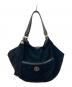 TORY BURCH（トリーバーチ）の古着「スウェードトートバッグ」｜ブラック