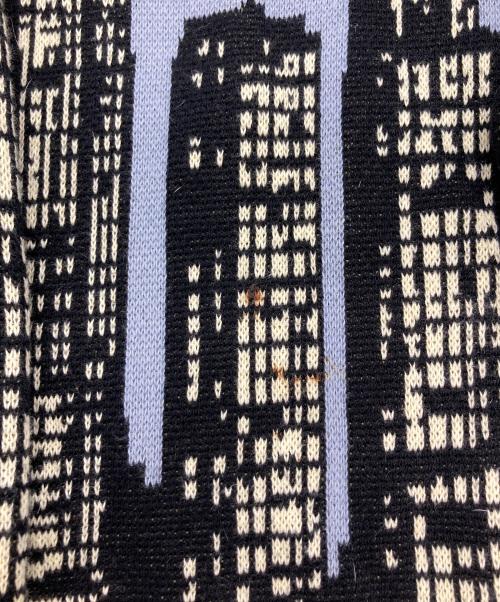 HUF（ハフ）HUF (ハフ) SKYLINE CREW SWEATER ブルー サイズ:XLの古着・服飾アイテム