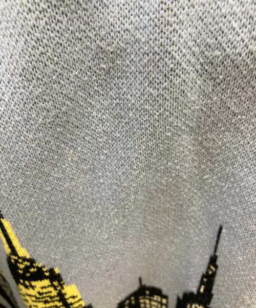 HUF（ハフ）HUF (ハフ) SKYLINE CREW SWEATER ブルー サイズ:XLの古着・服飾アイテム