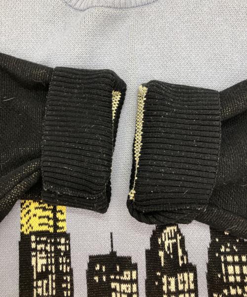 HUF（ハフ）HUF (ハフ) SKYLINE CREW SWEATER ブルー サイズ:XLの古着・服飾アイテム