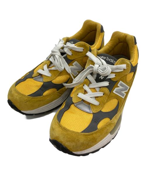 NEW BALANCE（ニューバランス）NEW BALANCE (ニューバランス) 992 Yellow Grey イエロー サイズ:26.5cmの古着・服飾アイテム