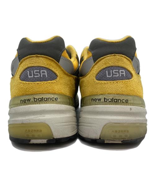 NEW BALANCE（ニューバランス）NEW BALANCE (ニューバランス) 992 Yellow Grey イエロー サイズ:26.5cmの古着・服飾アイテム