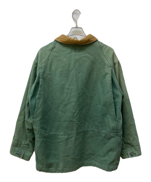 Eddie Bauer（エディーバウアー）Eddie Bauer (エディーバウアー) カバーオール グリーン×ブラウン サイズ:Ⅿの古着・服飾アイテム