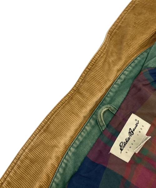 Eddie Bauer（エディーバウアー）Eddie Bauer (エディーバウアー) カバーオール グリーン×ブラウン サイズ:Ⅿの古着・服飾アイテム