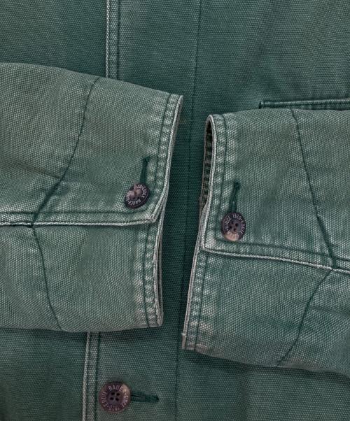 Eddie Bauer（エディーバウアー）Eddie Bauer (エディーバウアー) カバーオール グリーン×ブラウン サイズ:Ⅿの古着・服飾アイテム