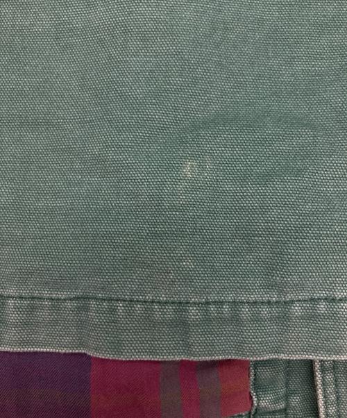 Eddie Bauer（エディーバウアー）Eddie Bauer (エディーバウアー) カバーオール グリーン×ブラウン サイズ:Ⅿの古着・服飾アイテム