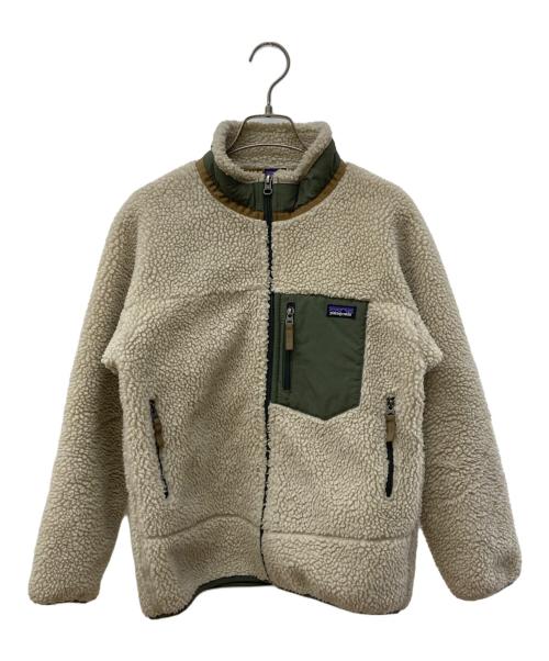 Patagonia（パタゴニア）Patagonia (パタゴニア) RETRO-X FLEECE JKT アイボリー サイズ:14（キッズXL）の古着・服飾アイテム