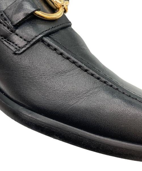 HIROSHI TSUBOUCHI（ヒロシツボウチ）HIROSHI TSUBOUCHI (ヒロシツボウチ) ビットローファー ブラック サイズ:6の古着・服飾アイテム