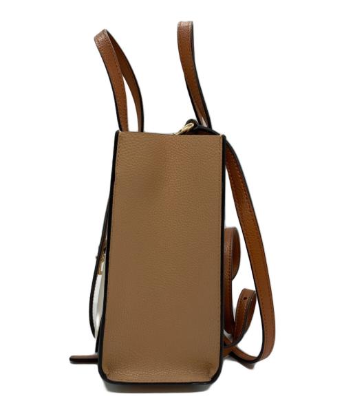 MARC JACOBS（マークジェイコブズ）MARC JACOBS (マークジェイコブズ) THE GRIND COLORBLOCK MINI TOTE BAG/2WAYバッグ ブラウンの古着・服飾アイテム