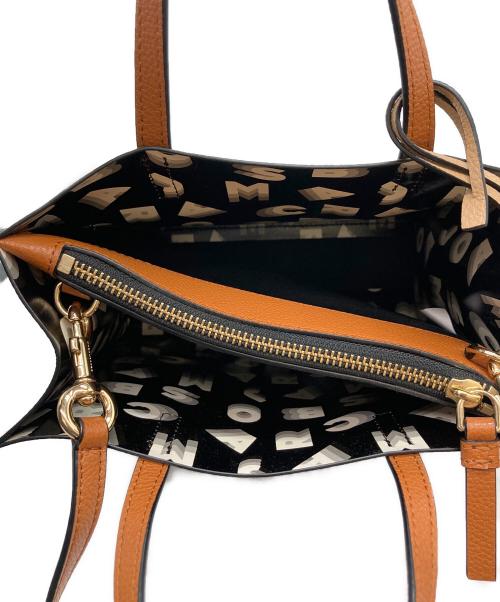 MARC JACOBS（マークジェイコブズ）MARC JACOBS (マークジェイコブズ) THE GRIND COLORBLOCK MINI TOTE BAG/2WAYバッグ ブラウンの古着・服飾アイテム