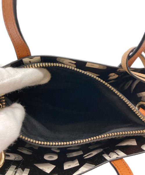 MARC JACOBS（マークジェイコブズ）MARC JACOBS (マークジェイコブズ) THE GRIND COLORBLOCK MINI TOTE BAG/2WAYバッグ ブラウンの古着・服飾アイテム