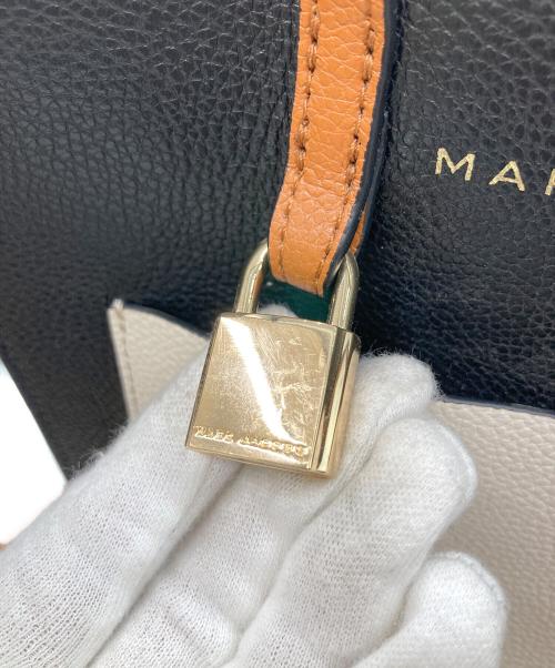 MARC JACOBS（マークジェイコブズ）MARC JACOBS (マークジェイコブズ) THE GRIND COLORBLOCK MINI TOTE BAG/2WAYバッグ ブラウンの古着・服飾アイテム