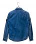STONE ISLAND (ストーンアイランド) ジップシャツジャケット ブルー サイズ:S：14000円