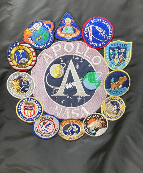 ALPHA（アルファ）ALPHA (アルファ) フライトジャケット ブラック サイズ:Lの古着・服飾アイテム