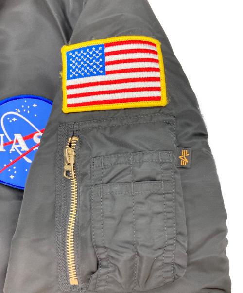 ALPHA（アルファ）ALPHA (アルファ) フライトジャケット ブラック サイズ:Lの古着・服飾アイテム