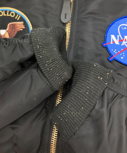 ALPHA（アルファ）ALPHA (アルファ) フライトジャケット ブラック サイズ:Lの古着・服飾アイテム