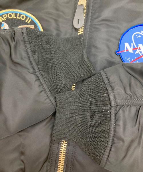 ALPHA（アルファ）ALPHA (アルファ) フライトジャケット ブラック サイズ:Lの古着・服飾アイテム