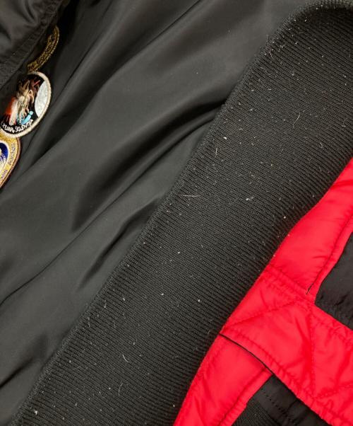 ALPHA（アルファ）ALPHA (アルファ) フライトジャケット ブラック サイズ:Lの古着・服飾アイテム