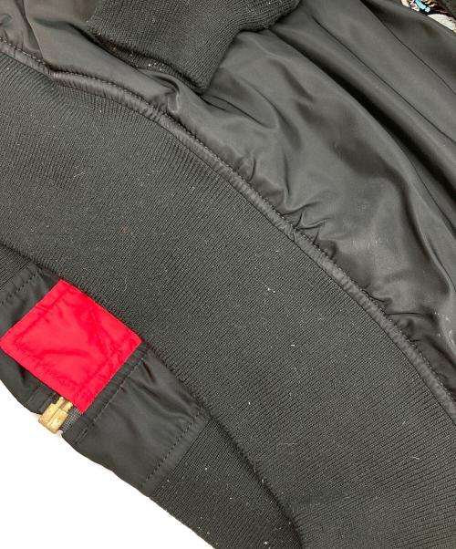 ALPHA（アルファ）ALPHA (アルファ) フライトジャケット ブラック サイズ:Lの古着・服飾アイテム