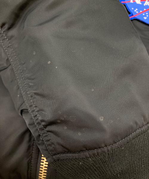 ALPHA（アルファ）ALPHA (アルファ) フライトジャケット ブラック サイズ:Lの古着・服飾アイテム